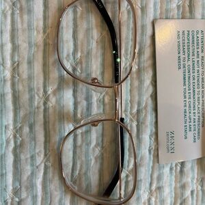 Zenni Gold Wire Frame Glasses
